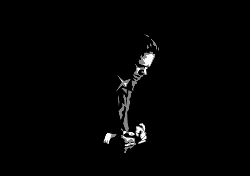 Stencil work: Nick Cave